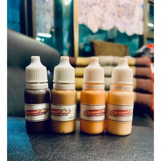 SET Skin Tones. 4 เฉดสีเนื้อ  หมึกสัก Eternal Ink Made in U.S.A. ขนาด 10 ml ( แท้ 100%) ไล่สเต็บเฉดสีผิว