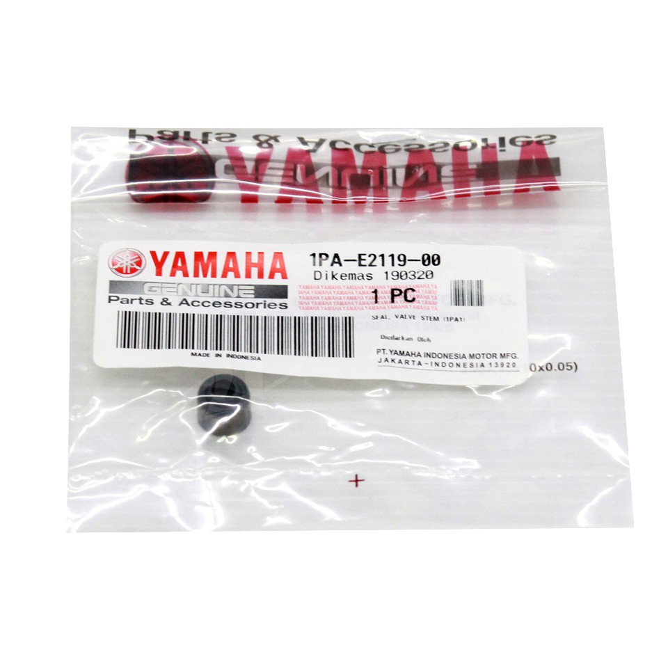 ซีลก้านวาล์ว 4 ตัว YAMAHA Mslaz,YZF-R3,YZF-R15,Exciter อะไหล่แท้จากศูนย์ YAMAHA (1PA-E2119-00)