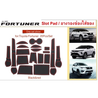 Toyota Fortuner Slot pad 20 pcs / ยางรองหลุม 20 ชิ้น