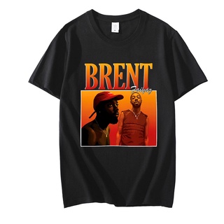 คอลูกเรือเสื้อยืดแขนสั้นลําลอง พิมพ์ลายกราฟฟิค Faiyaz Rap Brent สไตล์ฮิปฮอป ฮาราจูกุ พลัสไซซ์ สําหรับผู้ชายS-5XL