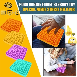 POP IT ของเล่นเกมโยนฟ็อกซ์ Bubble Fidget Sensory One Lost สําหรับเด็ก