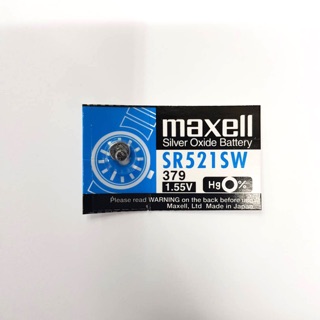 ถ่านกระดุมMaxell SR521SW Lithium 1.55V 1 ก้อน