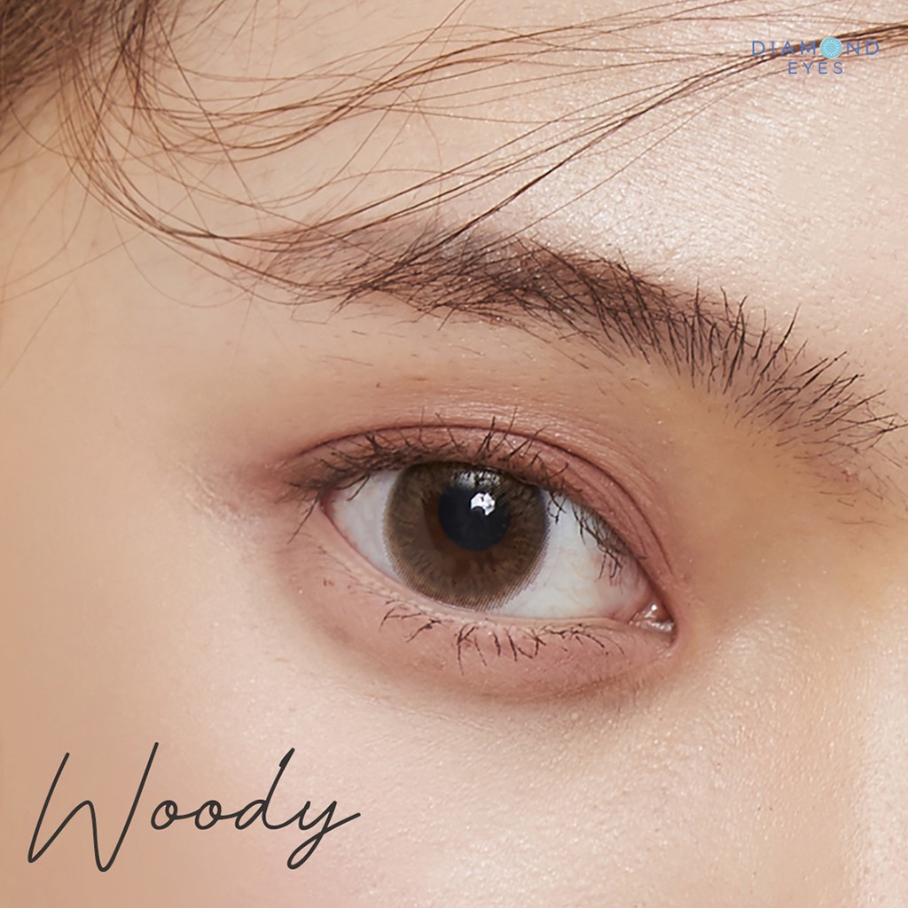 คอนแทคเลนส์รายเดือน สี Woody ค่าสายตาปกติ ถึง -6.00