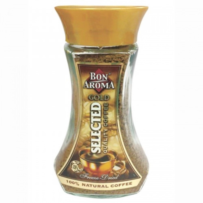 Bon Aroma Gold Selection บอนอโรม่า กาแฟโกลด์ซีเล็คชั่น ขวด 100g.