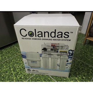 Colandas เครื่องกรองน้ำดื่ม 5 ขั้นตอน ระบบ RO 50 GPD [แถมไส้กรอง PP 5ไมครอน 3 ไส้ ]