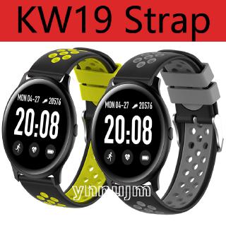 kw19 สายนาฬิกาข้อมือซิลิโคน kw19 pro smartwatch strap wristband band