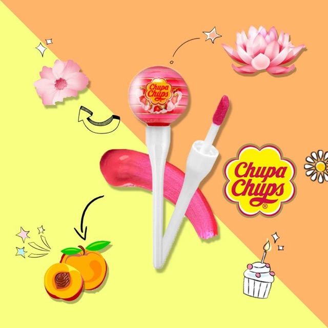 Chupa Chups Lip Locker 7g. #Strawberry&amp;Cream