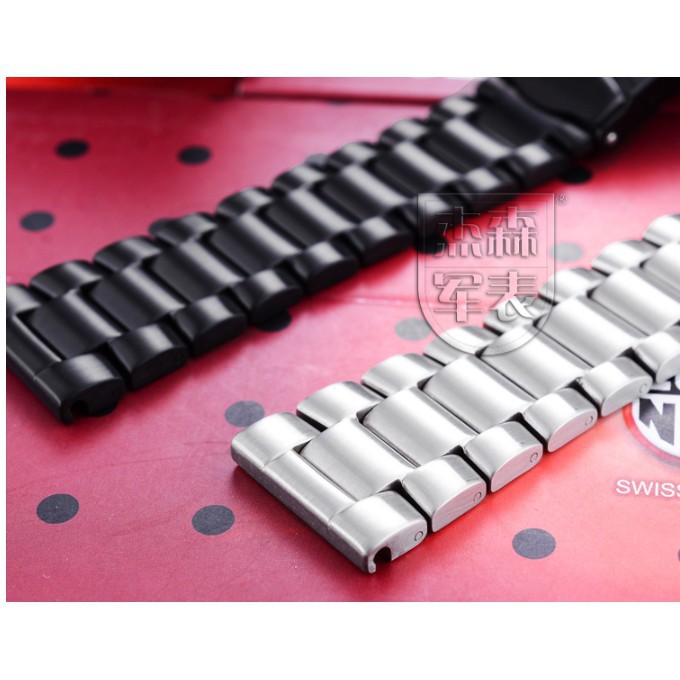 Luminox สายนาฬิกาข้อมือเหล็ก 22 23 24 มม. สีกรมท่า สําหรับผู้ชาย