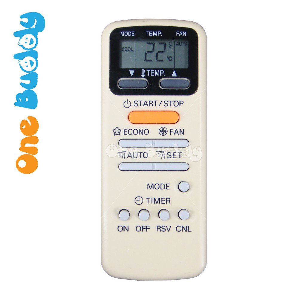 เปลี่ยนรีโมท Carrier/Toshiba aircon [WC-K12JE, WC-K4JE, WC-K2JE]