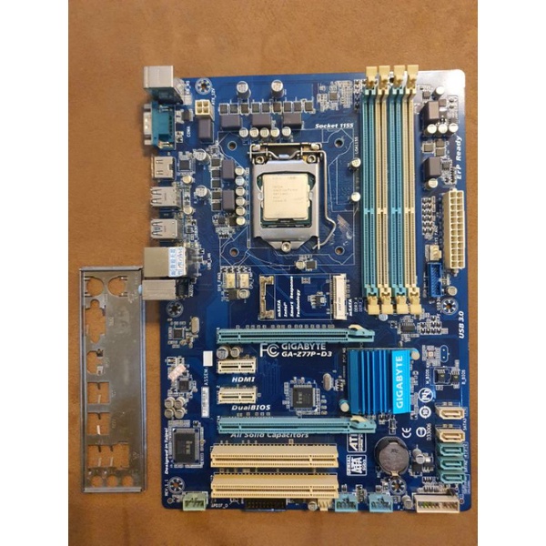 CPU พร้อม Mainboard ( Core i5 3570 + GA-Z77P-D3 + Ram 4 GB )