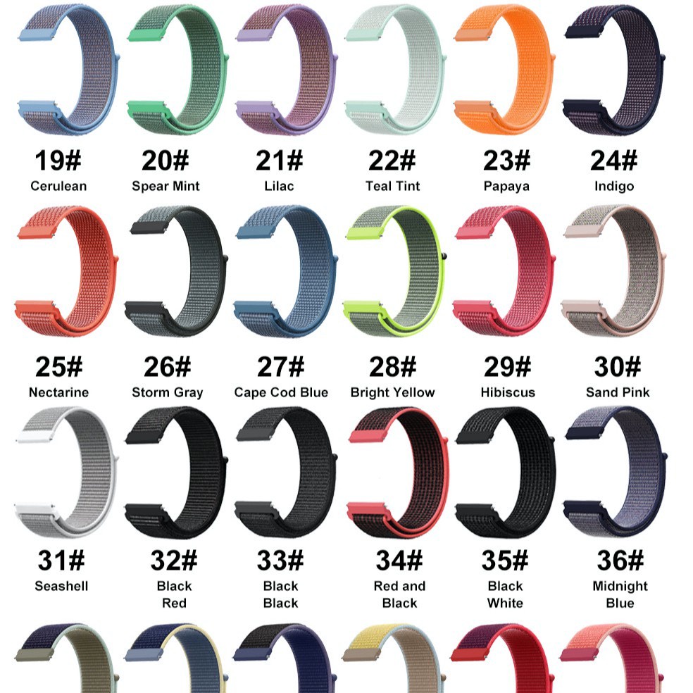 🇹🇭สายนาฬิกา 20 mm Garmin Vivoactive 3 5 Forerunner 645 245 165 venu SQ Coros Pace2 APEX 42mm Samsung Active 2 3 41mm