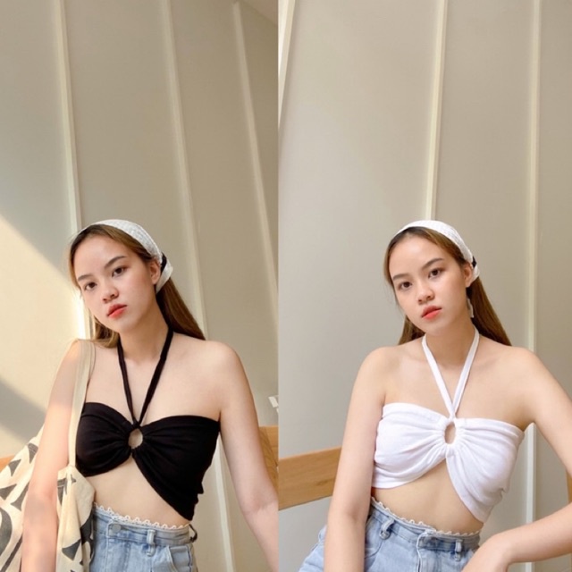 เสื้อคล้องอกคล้องใจ💗💦ขายดีมาก ใส่ไปทะเล ใส่ไปคาเฟ่ปังๆ✋🏻