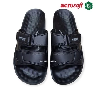 aerosoft 4099 รองเท้าแตะแบบสวม ไซส์ 38-43 สีดำ / สีน้ำตาล. ลม