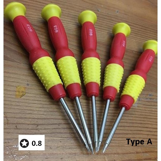 สําหรับโทรศัพท์ 4 5 6 7 8 Plus SE Star 5 จุด 5 จุด Pentalobe 0.8 @ ScrewDriver ซ่อมเครื่องมือสกรู