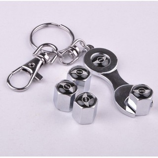 หัววาล์วสําหรับล้อรถยนต์ MINI Car LOGO tire valve mini3 mini5 clubman countryman Dust cap 4PCS