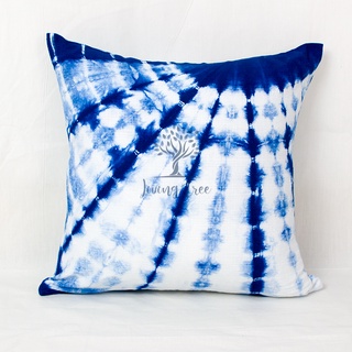 Shibori Indigo Pillow Cover ปลอกหมอนอิง มัดย้อม Pillow case สไตล์ชิโบริ