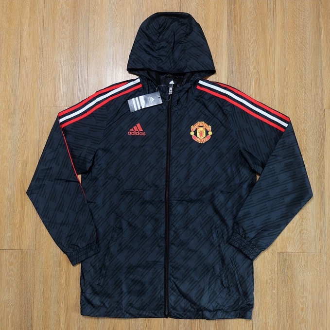 Manchester United 2022/23 Windbreaker jacket tezos เสื้อแจ็คเก็ต แมนยู Man U รุ่นใหม่ เสื้อแขนยาว แม