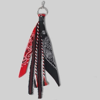Nan Paisley Bandana Kerchief Wallet Chain Ribbon Biker Headscarf Jean Pants พวงกุญแจ