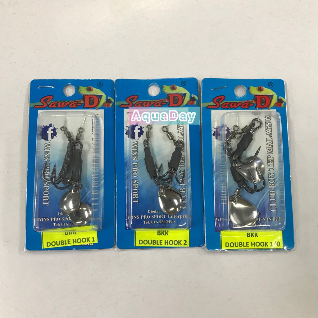 SAWA-D BKK DOUBLE HOOK SET