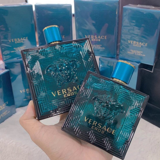 Versace eros man edt 100ml กล่อง​ซีล 2,200฿