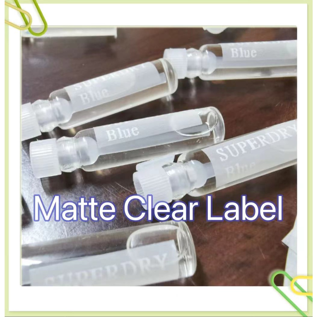 Matte Clear Label สําหรับ Epson Kingjim เครื่องพิมพ์ฉลาก LW-300 LW-400 LW-600P LW-700 LC-4WB