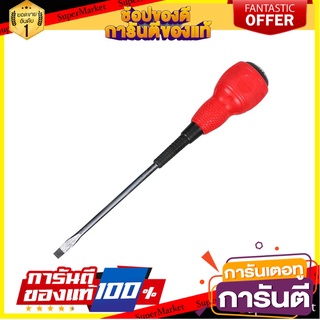 ไขควงปากแบน TOP MAN 3100-013 6 นิ้ว ไขควง SLOTTED SCREWDRIVER TOP MAN 3100-013 6IN RED