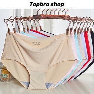 🔥ลด50% ใส่โค้ด INC3LF7Z🔥Topbra_shop กางเกงในหญิง ใส่สบายคุณภาพสูง ผ้าไหมเย็น กางเกงในไม่มีรอยต่อ งสำหรับผู้หญิงทุกท่านCD