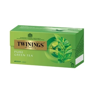 Twinings Pure Green Tea ทไวนิงส์ ชาเขียว เพียว กรีนที ชนิดซอง 2 กรัม แพ็ค 25 ซอง
