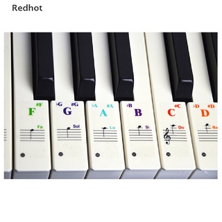 Redhot สติกเกอร์เปียโนใส สีสันสดใส สําหรับเด็ก