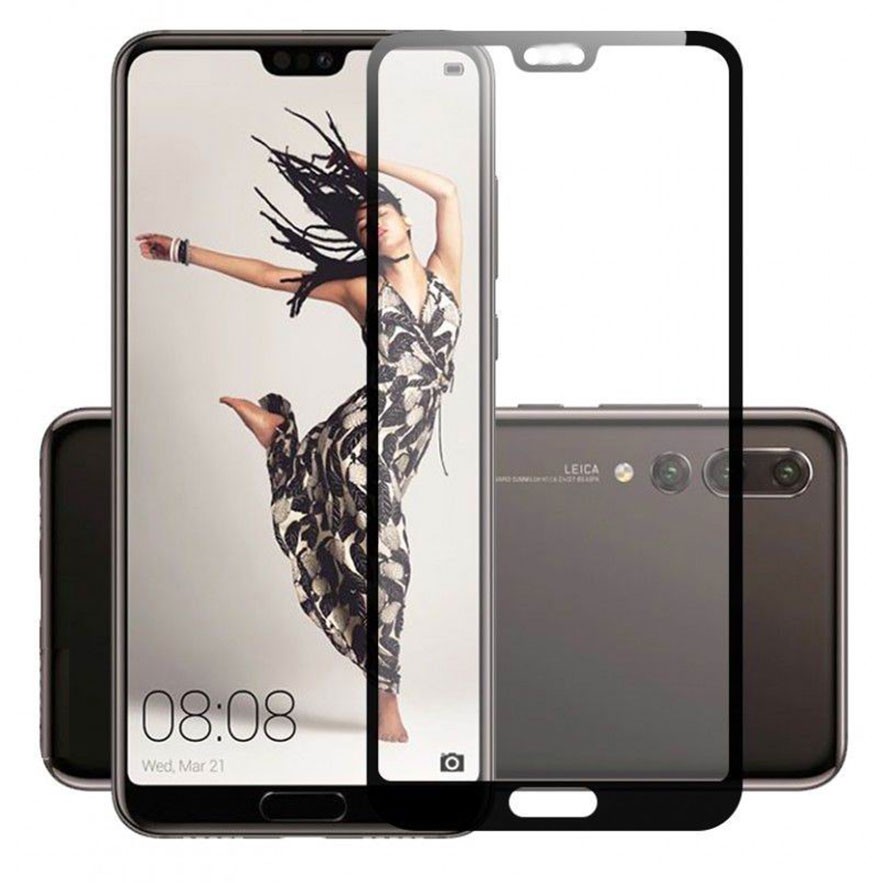 ฟิล์มกระจกเต็มจอ Huawei P20, P20 Pro กระจกนิรภัยเต็มจอ
