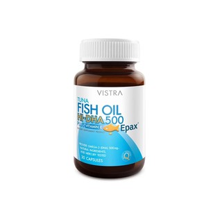 VISTRA TUNA FISH OIL น้ำมันปลาทูน่า 500 MG (30 แคปซูล)