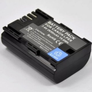 แบตเตอรี่ LP-E6 1800mAh for canon EOS 5D MK III 5D MK II 6D 7D 70D 60D