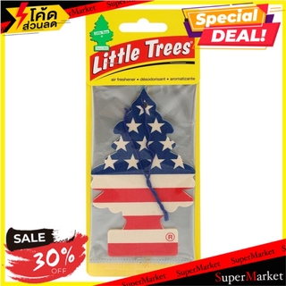 🔥สินค้าขายดี!! แผ่นหอมปรับอากาศรถ LITTLE TREES กลิ่นวนิลาไพรด์ น้ำหอมปรับอากาศ HANGING AIR FRESHENER LITTLE TREES VANILL