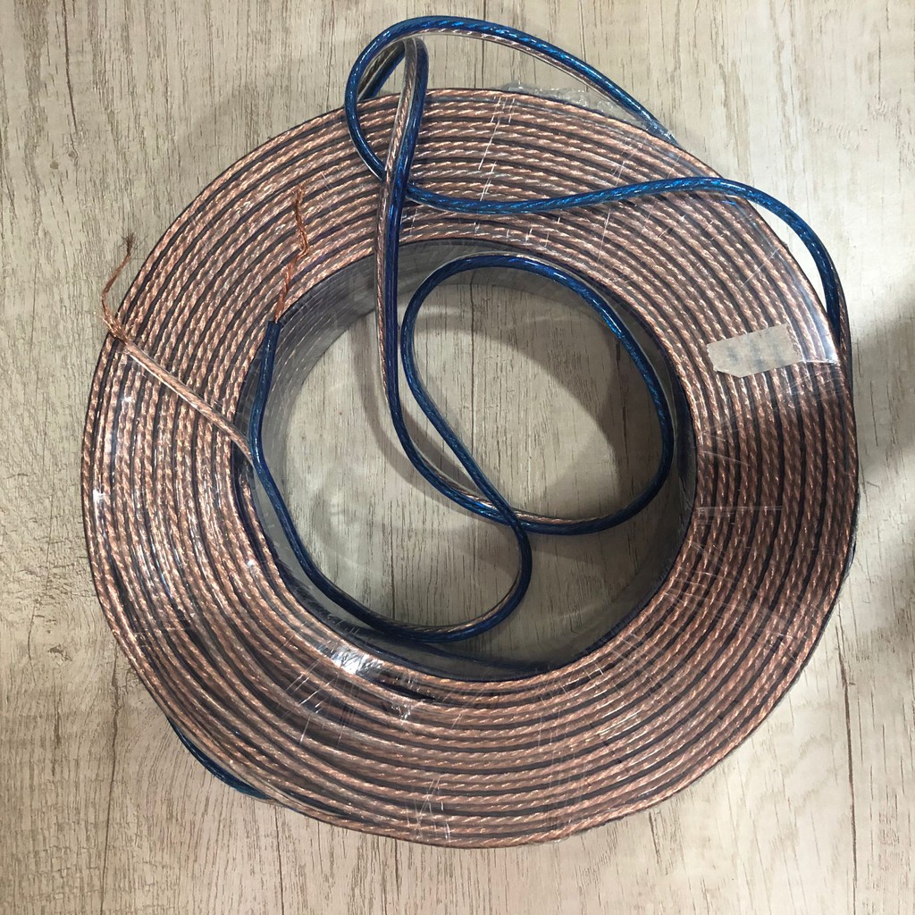 สายลำโพงใส10เมตร ลวดทองแดง200เส้น. Speaker Cable AUDIO/PA. /DJ- Red