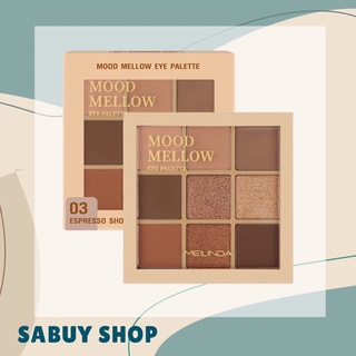 แท้-ส่งไว📢 (MC3110) Meilinda Mood Mellow Eye Palette เมลินดา มูด เมลโล่ อายพาเลท