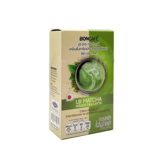 Boncafe - Bontea Uji matcha latte Mix sachet 30g ชาเขียวอูจิมัทฉะลาเต้ สำเร็จรูป (ชนิดผง) แบบซอง 3 in 1