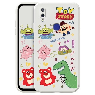 เคสโทรศัพท์มือถือ ลายการ์ตูน Toy Story น่ารัก สําหรับ VIVO V21 V11i a92 A52 X21 Y97 Z1PRO Phone Casing  Silicon Fashion Camera Lens Protector Full Cover simple Liquid silicone Cases