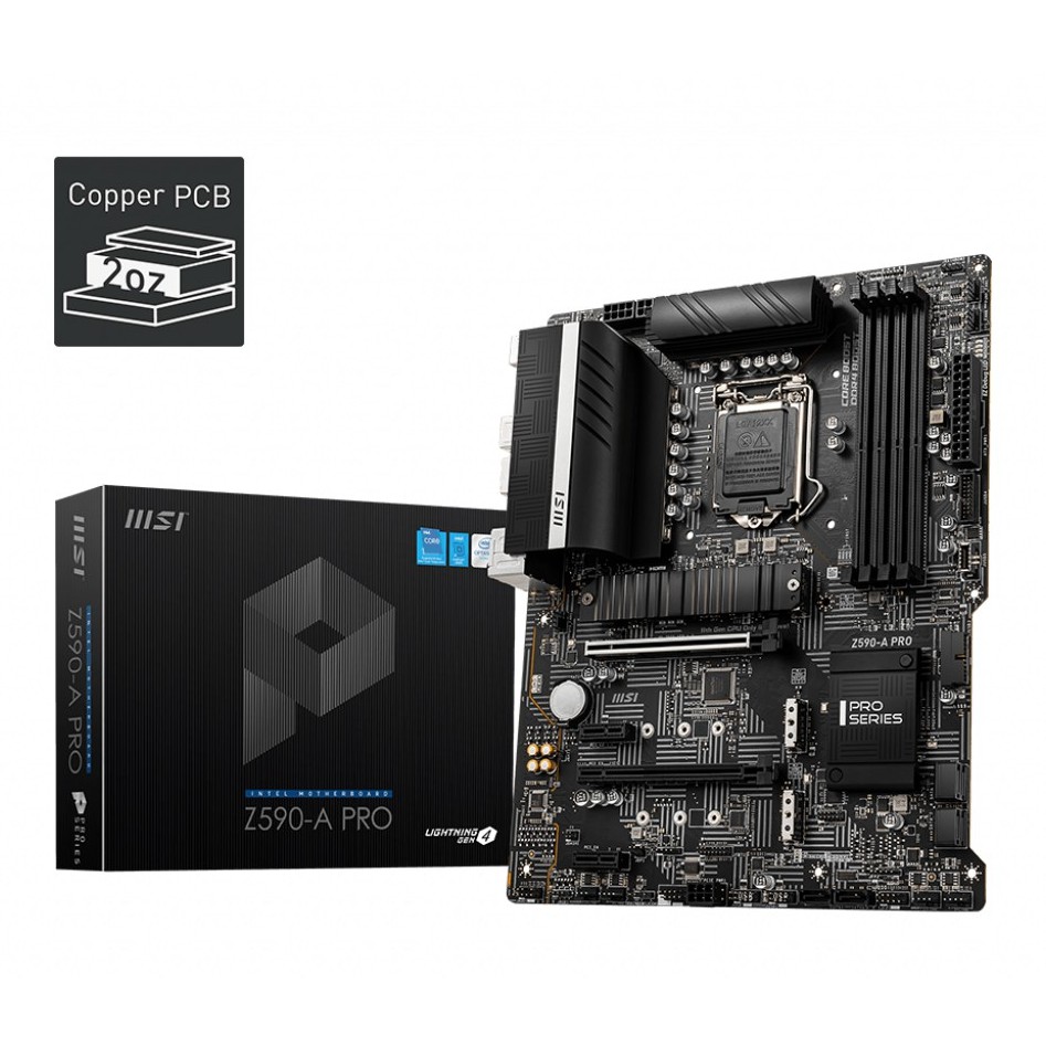 MSI Z590-A PRO 3Years Warranty LGA 1200 Mainboard ( เมนบอร์ด ) mb gen10 gen11