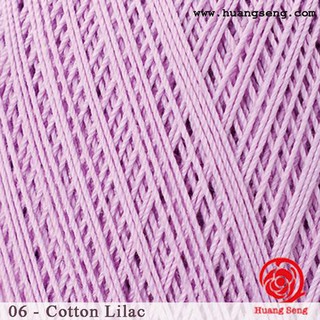 Mercerized cotton crochet lilac