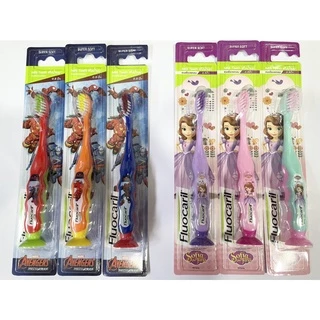 แปรงสีฟันเด็ก ฟลูโอคารีล Fluocaril ขนนิ่ม ตั้งแต่ 0.5-6 ปี 6 ลาย