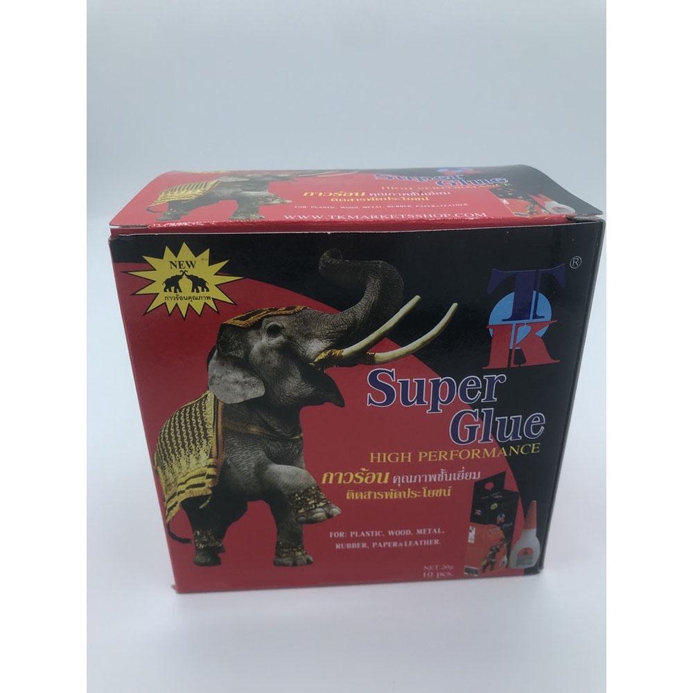 กาวร้อน ยี่ห้อ TK บรรจุ  10 ชิ้น