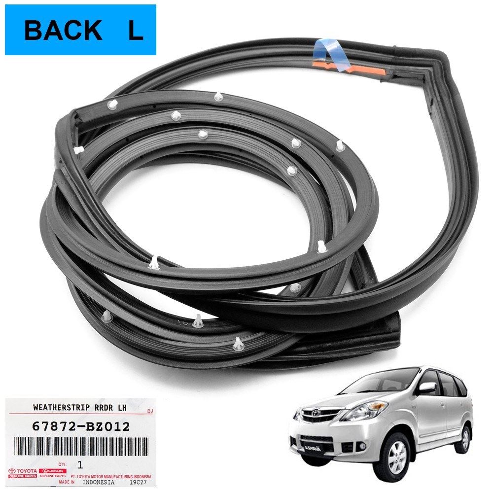ยางขอบประตู หลัง-ซ้าย 1ชิ้น ของแท้ โตโยต้า อแวนซ่า สีดำ สำหรับ Toyota AVANZA F600 F601 F602 ปี 2004-2011

<p>“><center></p>
<h4></h4>
<p><p><font color=