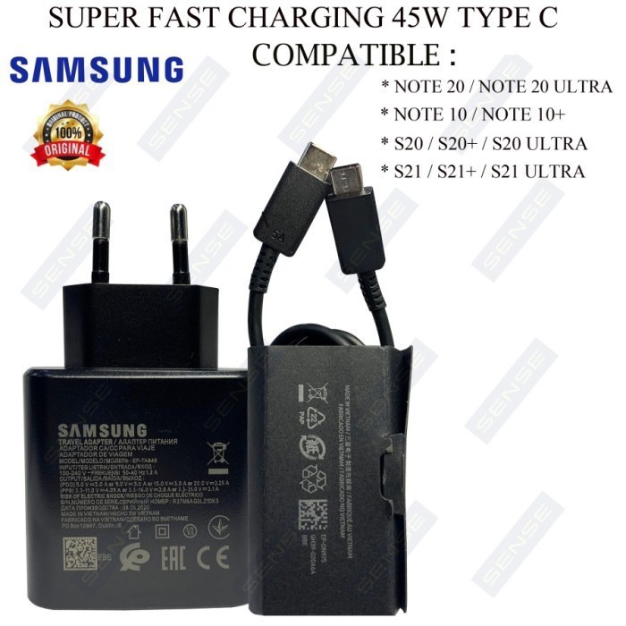 ที่ชาร์จ SAMSUNG Z FLIP 3 5G 45W SUPER FAST CHARGING TYPE C ดั้งเดิม