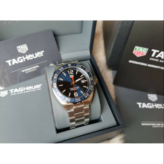 TAG Heuer Formula 1 Blue Dial Stainless Steel Men’s Watch 

ขนาด &gt;&gt; 41 mm.