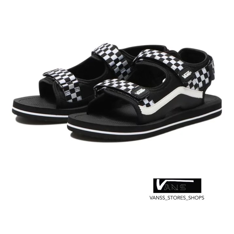 VANS SLAPPY LOW JAPAN BLACK CHECKERBOARD สินค้ามีประกันแท้ JAPAN EDITION