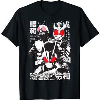 เสื้อยืดผ้าฝ้ายพรีเมี่ยม เสื้อยืด พิมพ์ลาย Kamen Rider the Beginning of Three Eras สําหรับผู้ชาย