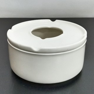 ที่เขี่ยบุหรี่ พอซเซอร์เลนขนาด10.5ซ.ม. Cafe Outdoor Ash Tray 10.5 cm w/Lid HPT152