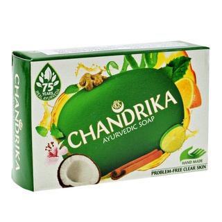 Chandrika (Ayurvedic soap) สบู่สมุนไพร 75g.