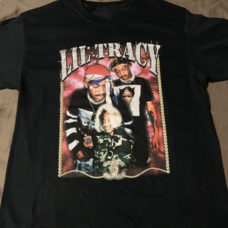 ขายดี เสื้อยืดแขนสั้น ลาย LIL TRACY Single Music สีดํา เข้ากับทุกการแต่งกาย สไตล์คลาสสิก สําหรับผู้ชาย L1020 JAnnjo65MNl