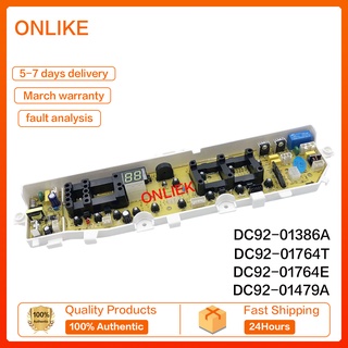 เครื่องซักผ้า Samsung DC92-01386A DC92-01764T/E DC92-01479A PCB